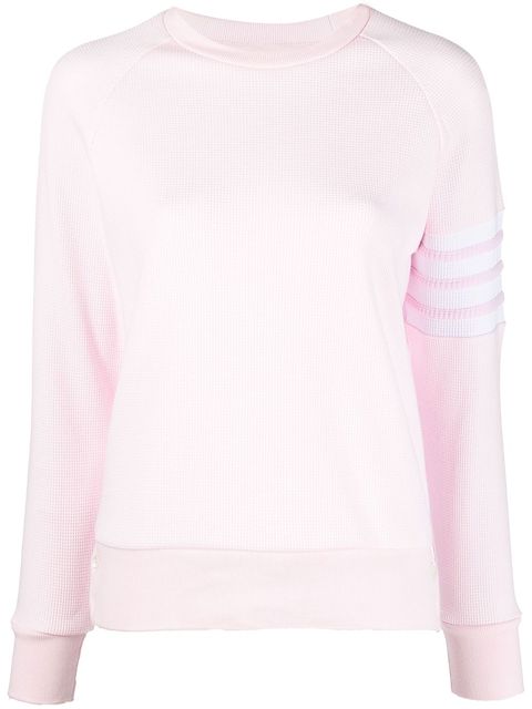 Thom Browne 4-Bar stripe raglan-sleeve jumper