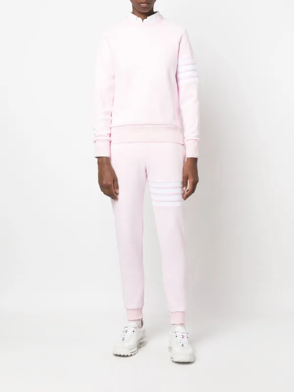 Thom Browne 4-Bar Stripe raglan-sleeve Jumper | Pink