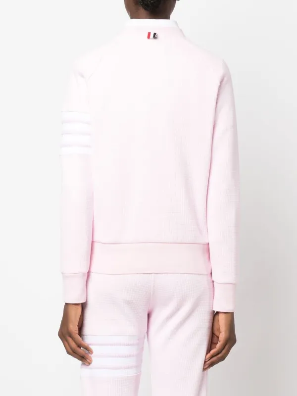 Thom Browne 4-Bar Stripe raglan-sleeve Jumper | Pink