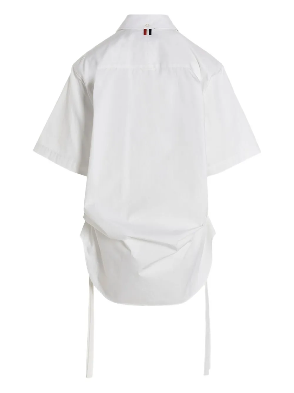Thom Browne Heavy Poplin gathered shirt minidress | Day Dresses | Image 2