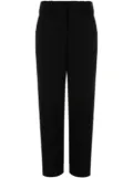 Balmain cotton tapered trousers - Black