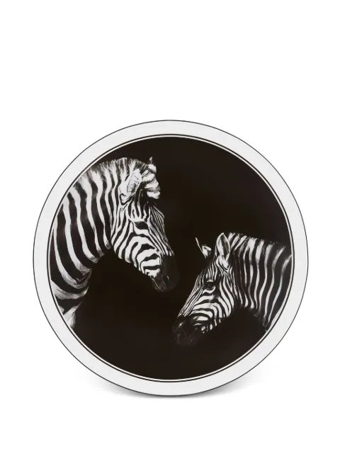 Dolce & Gabbana zebra-print platter