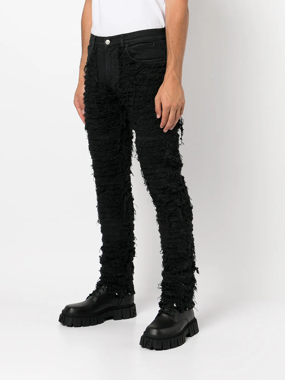 1017 ALYX 9SM Textured Cotton Trousers - Farfetch