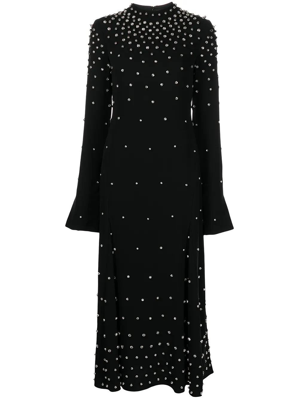 

Simkhai crystal-embellished mock neck dress - Black