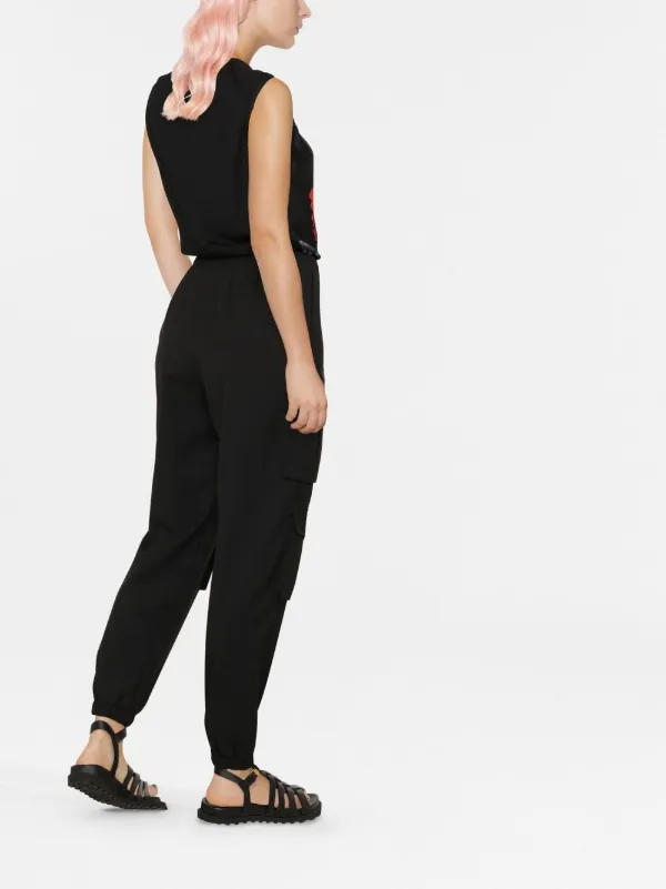 Ferragamo フローラル ノースリーブトップ | ブラック | FARFETCH JP