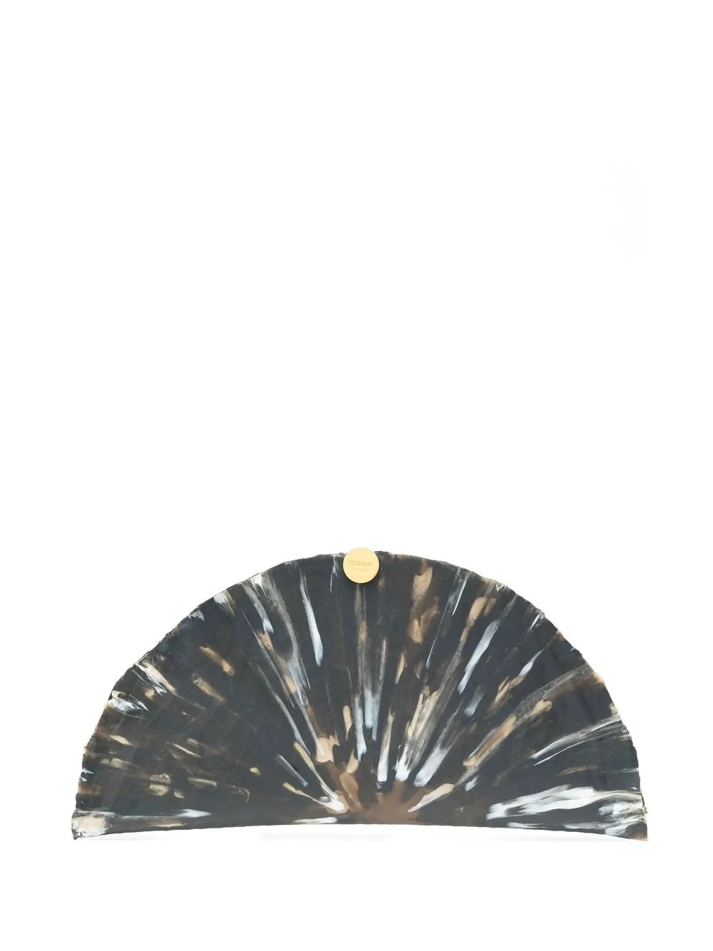 

Vanina Le Crepuscule shell-effect clutch - Black