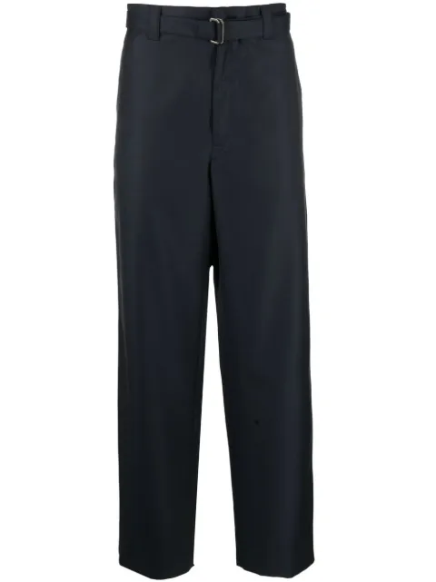 Prada belted tailored trousers