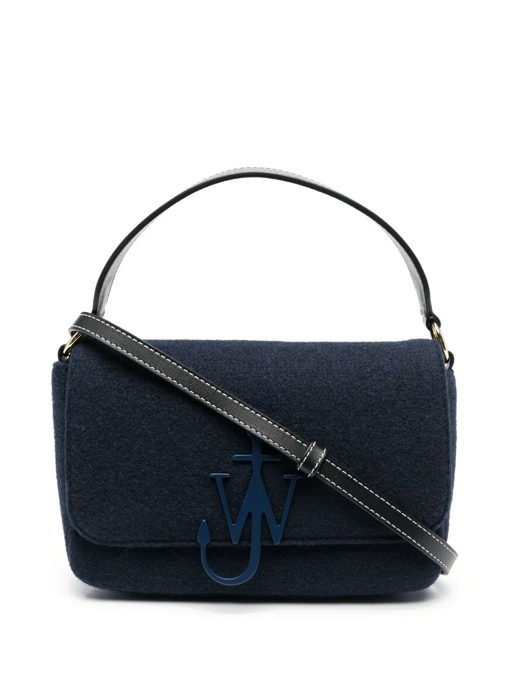 

JW Anderson bolsa de hombro con placa Anchor - Azul