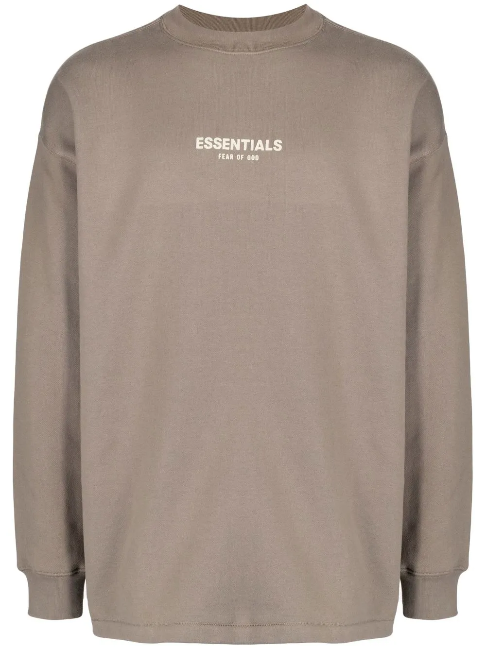 

FEAR OF GOD ESSENTIALS sudadera con logo estampado - Marrón