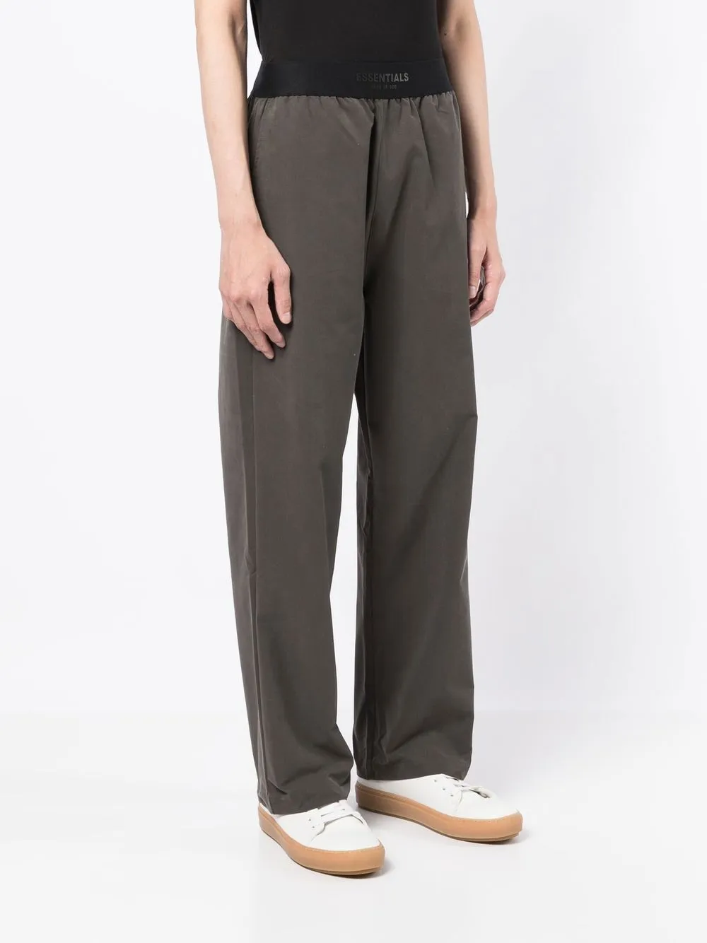  Fear Of God Essentials Hose Mit Geradem Bein   Grau 