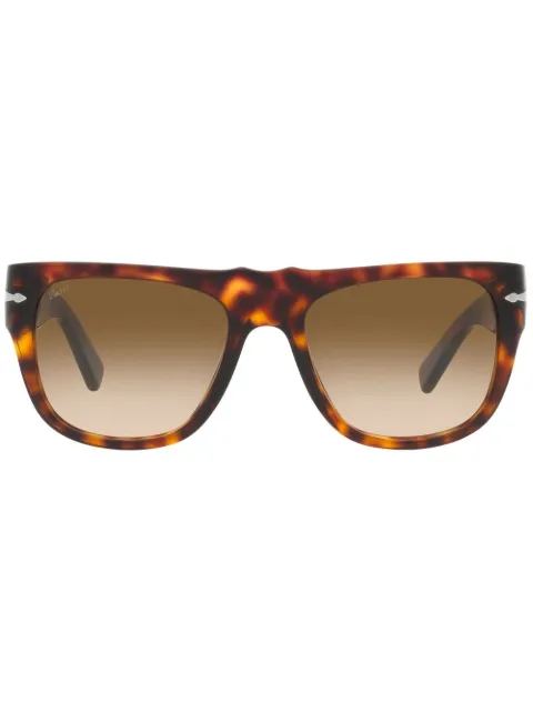 Persol tortoiseshell rectangle-frame sunglasses