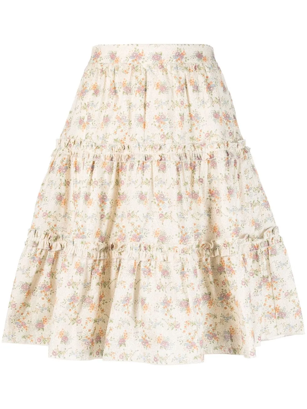 

La Seine & Moi Opio tiered skirt - ECRU