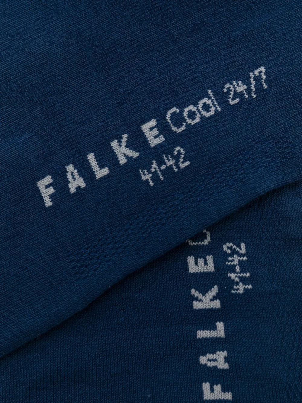 Falke Sokken met logoprint - Blauw