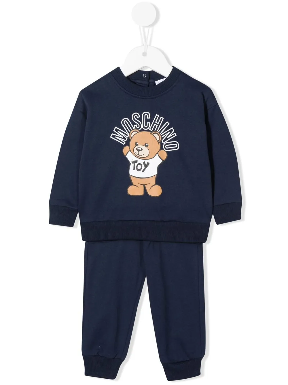 

Moschino Kids cotton tracksuit-set - Blue