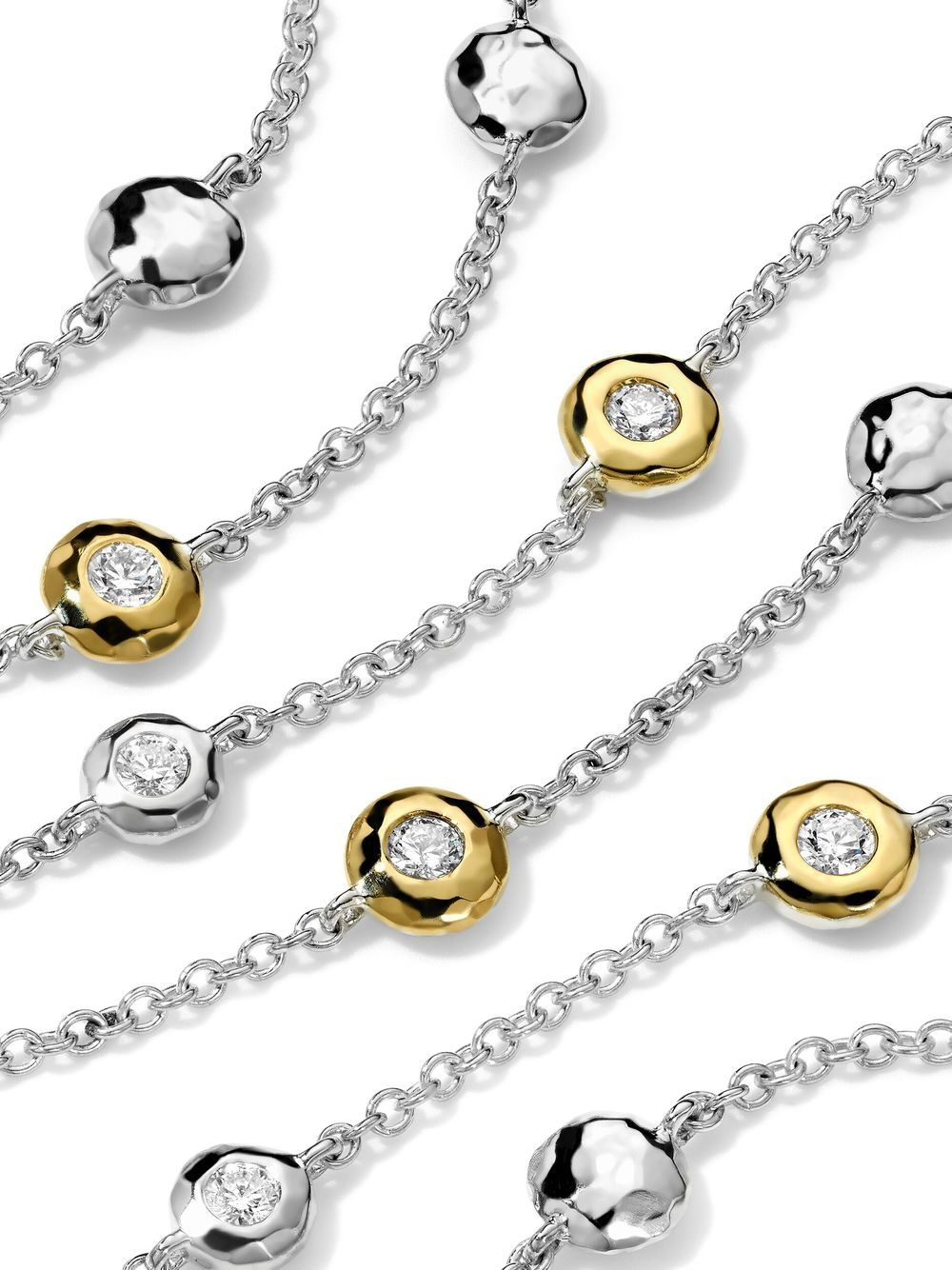 Shop Ippolita 18kt Green Gold And Sterling Silver Stardust Paparazzi Diamond Necklace