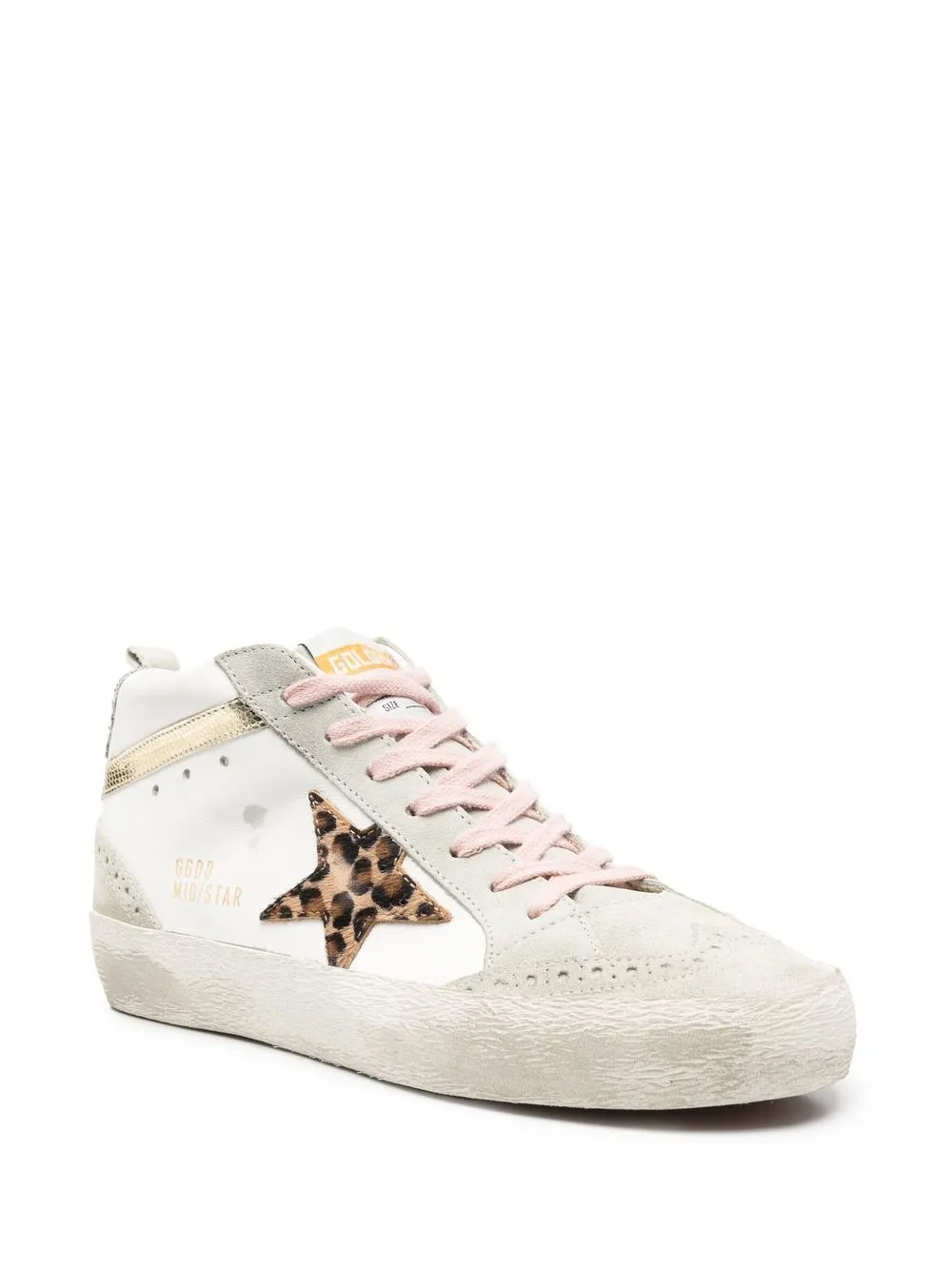 Image 2 of Golden Goose Mid-Star high-top sneakers