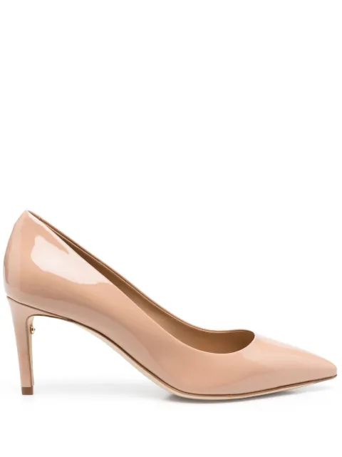 Ferragamo high-shine finish 80mm pumps