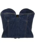 Magda Butrym denim corset top - Blue