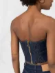 Magda Butrym denim crop top