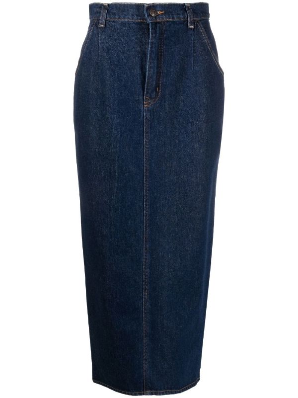 Denim midi skirt on sale 48