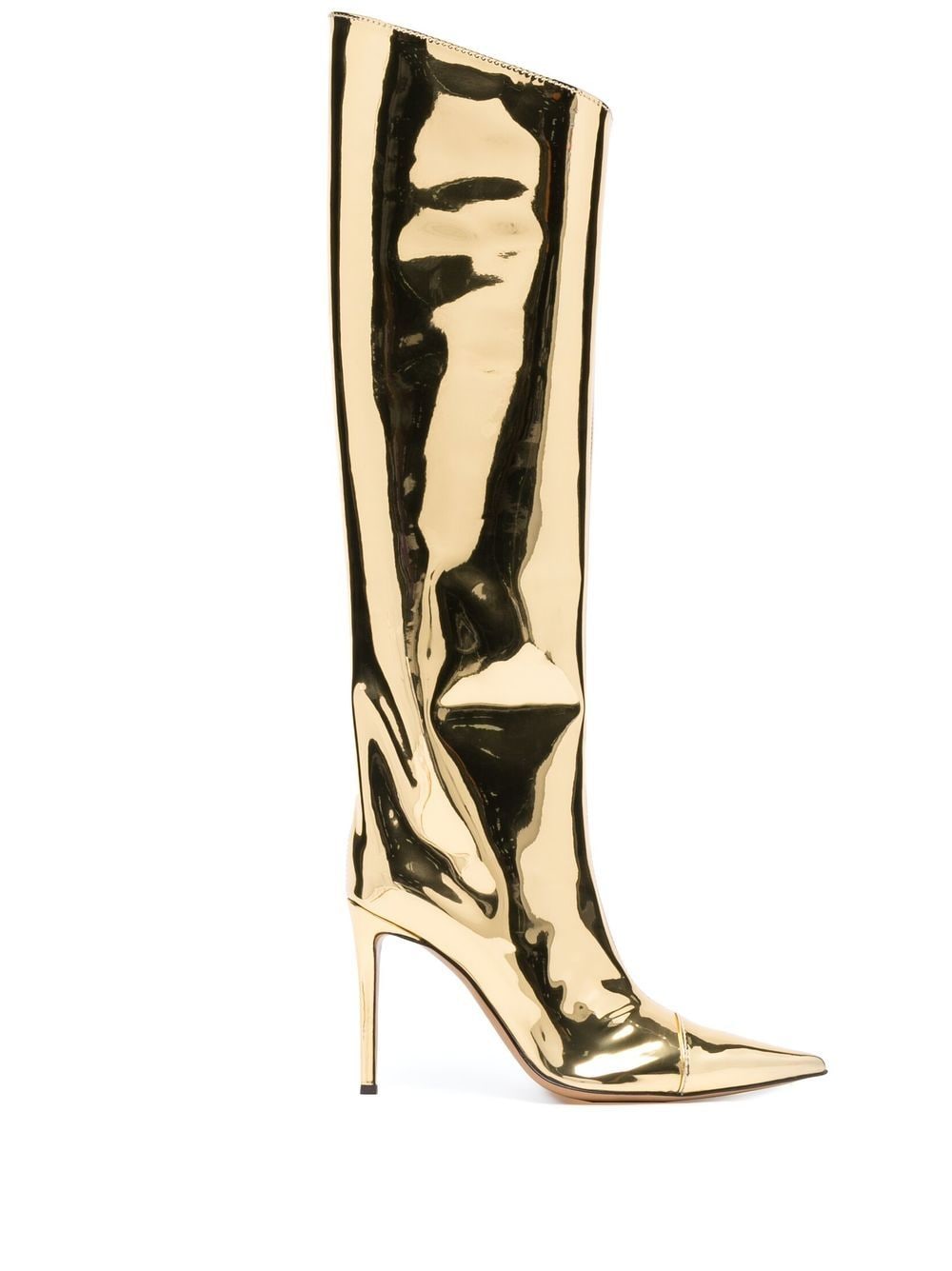 Alexandre Vauthier metallic-effect knee-length Boots - Farfetch