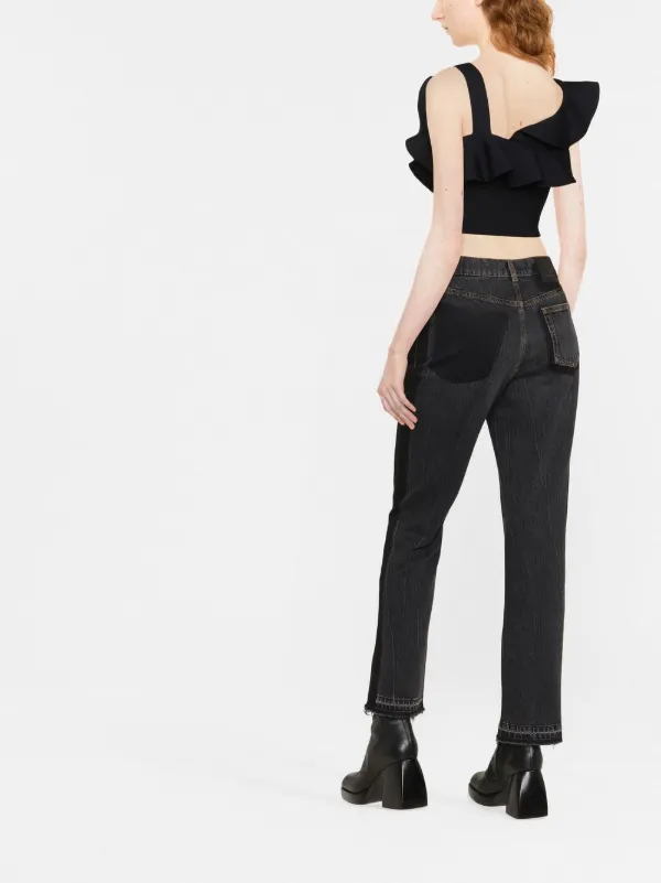 Alexander McQueen high-waist Bootcut Jeans | Black | FARFETCH