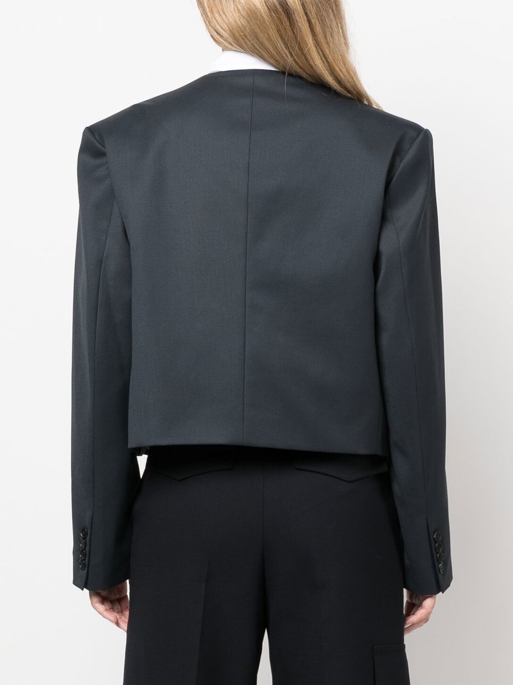 Low Classic Asymmetric Cropped Blazer - Farfetch