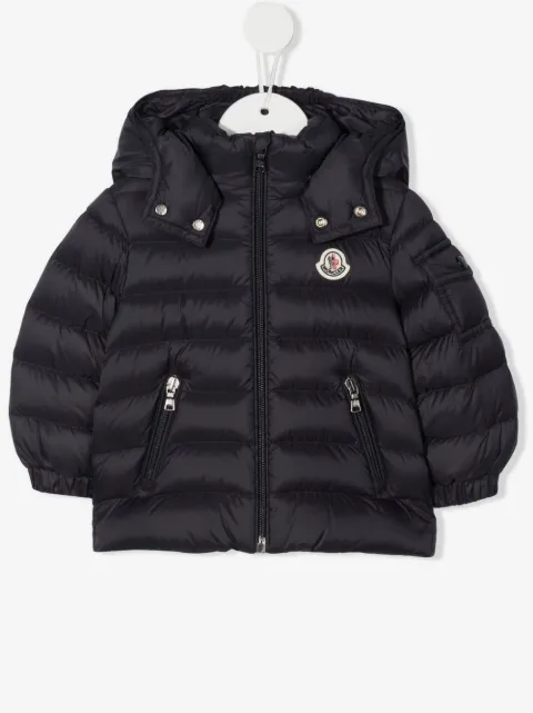 Moncler Enfant chamarra capitonada con cierre