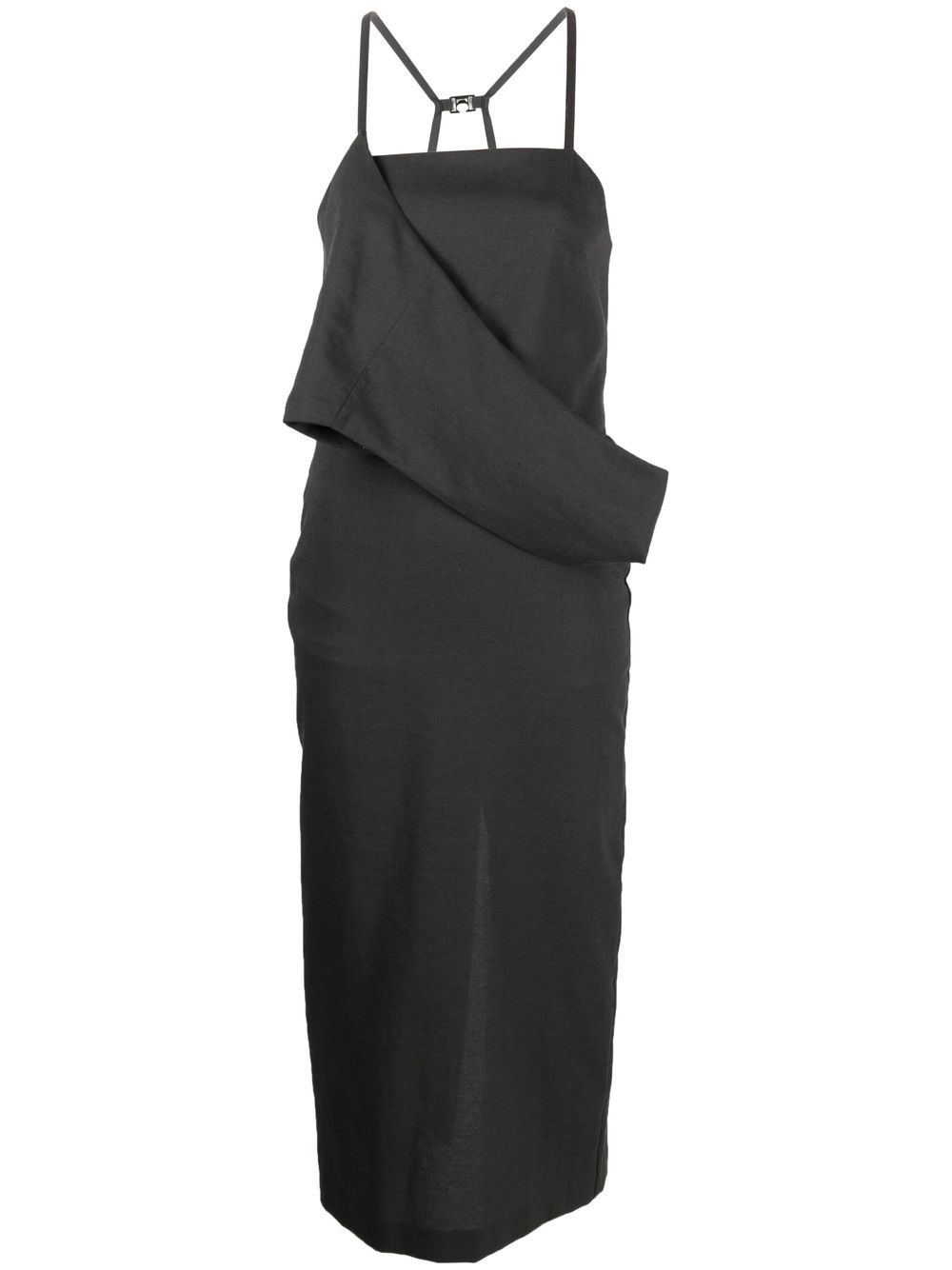 Low Classic Draped Sleeveless Midi Dress - Farfetch