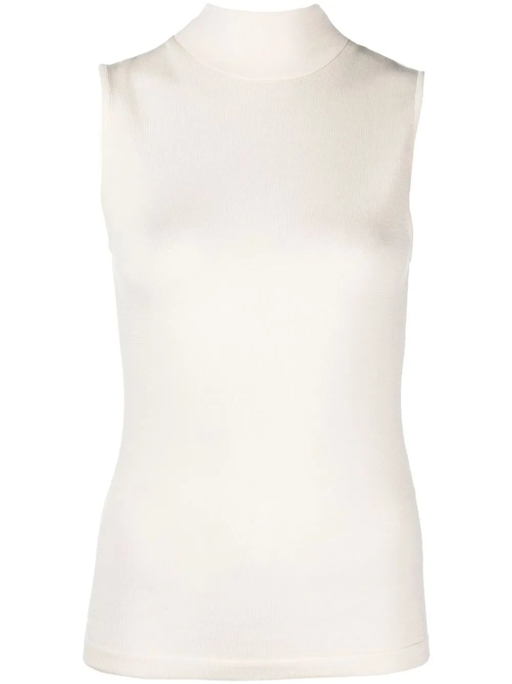 

AERON Sepia mock-neck vest top - Neutrals