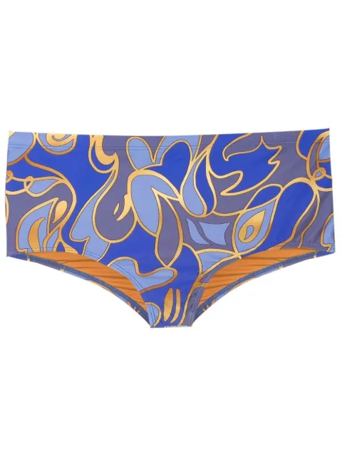 Lygia & Nanny abstract-print slip-on swim trunks 