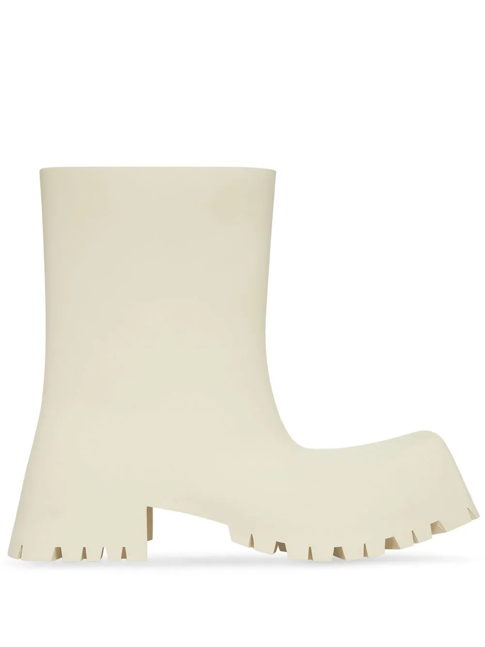 

Balenciaga Trooper block-heel rubber boots - Neutrals