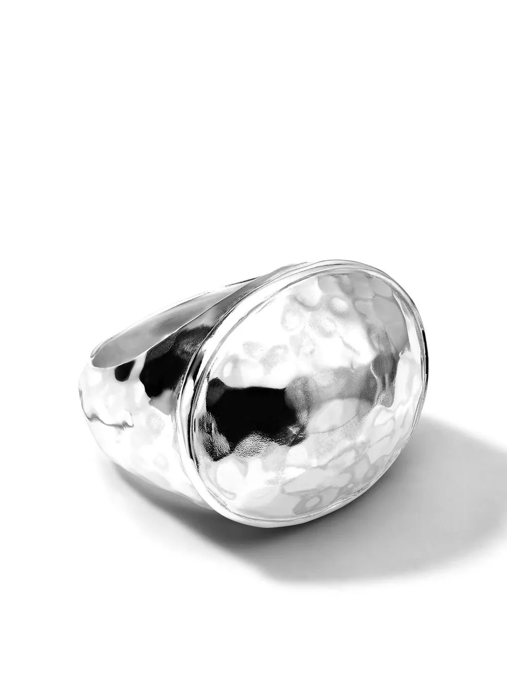 

IPPOLITA embellished hammered ring - Silver