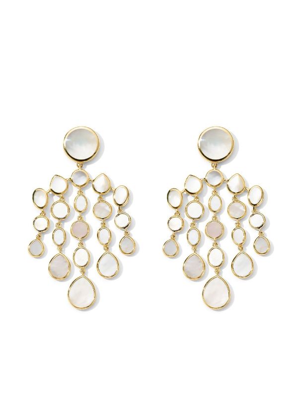 mother of pearl chandelier earrings