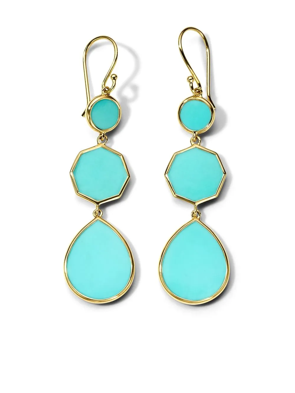 

IPPOLITA aretes Rock Candy en oro amarillo de 18kt - Dorado