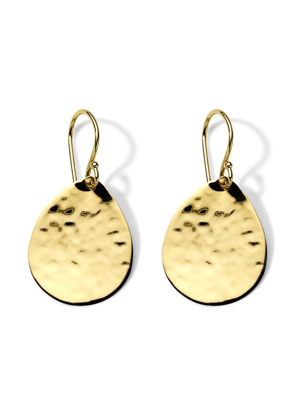 Image 1 of IPPOLITA 18kt yellow gold Classico crinkle teardrop earrings