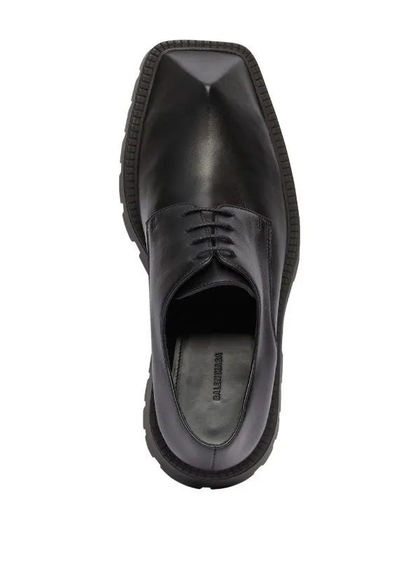 Balenciaga Derbys Leather Shoes Mens Fashion Footwear Dress shoes on  Carousell