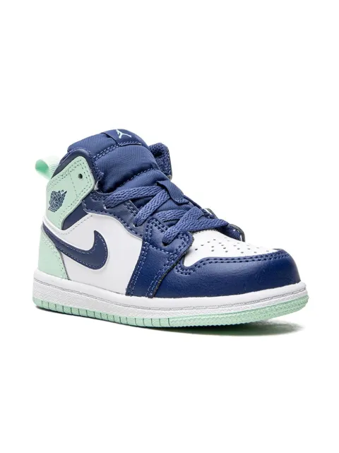 Jordan Kids Jordan 1 Mid "Mystic Navy" sneakers