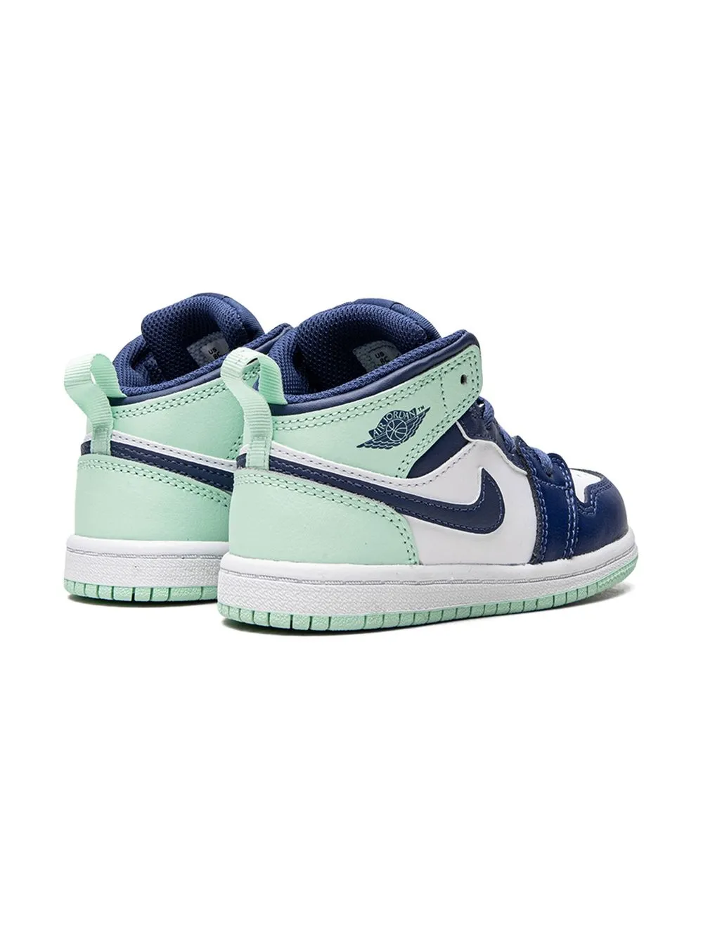 Jordan Kids Jordan 1 Mid "Mystic Navy" Sneakers Farfetch