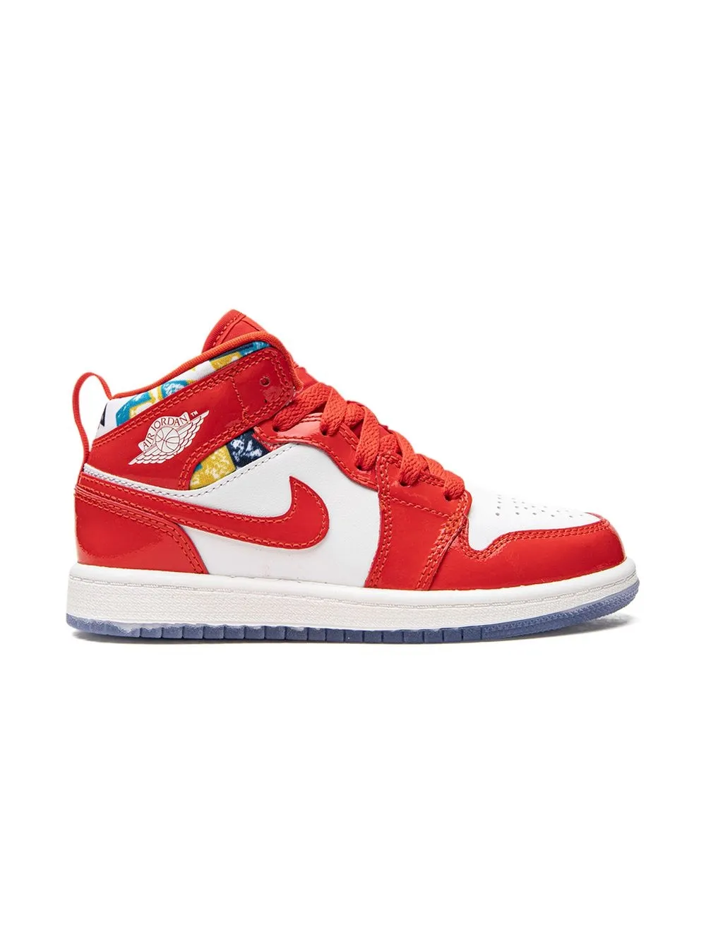 Jordan Kids Jordan 1 Mid SE sneakers - Rood