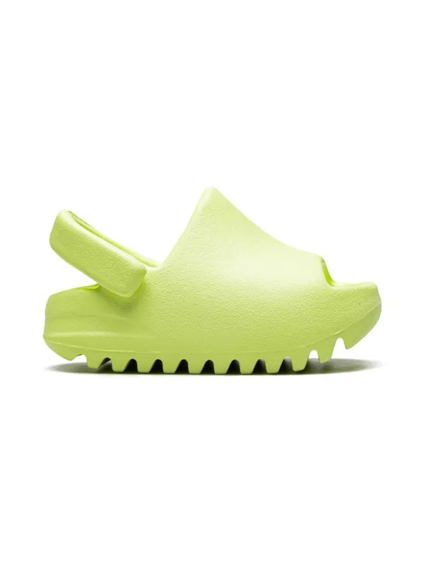 国産爆買いYEEZY SLIDE GLOW GREEN 27.5 サンダル