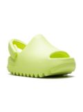 Adidas Yeezy Kids Yeezy ""Glow Green"" slides