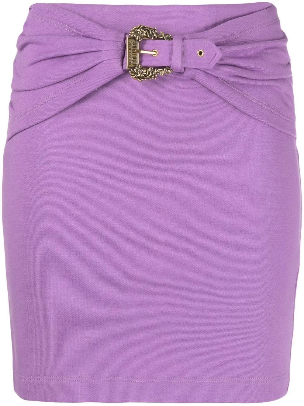 

Versace Jeans Couture belted mini skirt - Purple