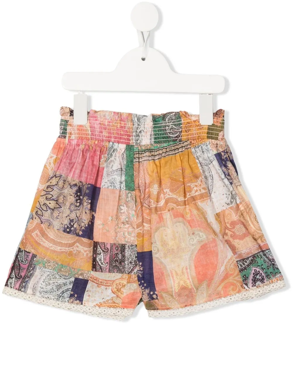 

ZIMMERMANN Kids bermudas con diseño patchwork - Neutro