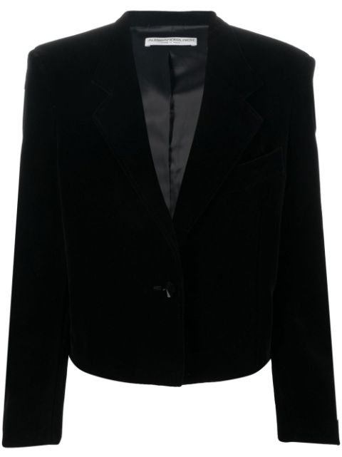 Alessandra Rich single-breasted cropped blazer