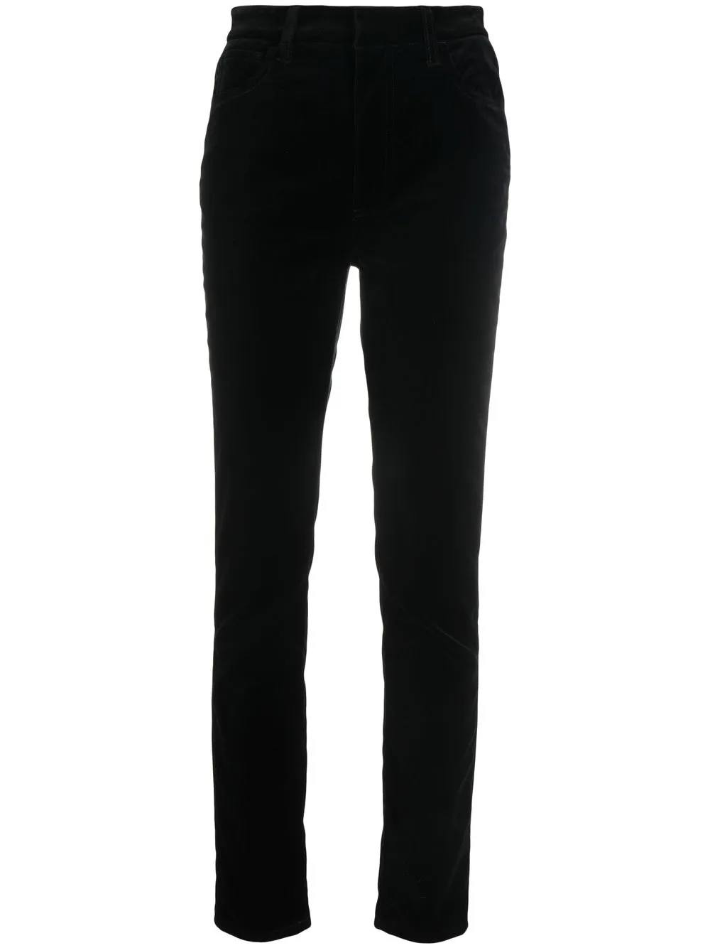 

Alessandra Rich pantalones slim con tiro alto - Negro