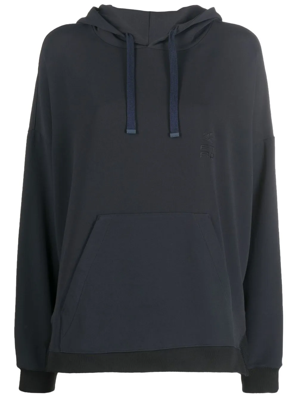

ETRO hoodie con logo bordado - Azul