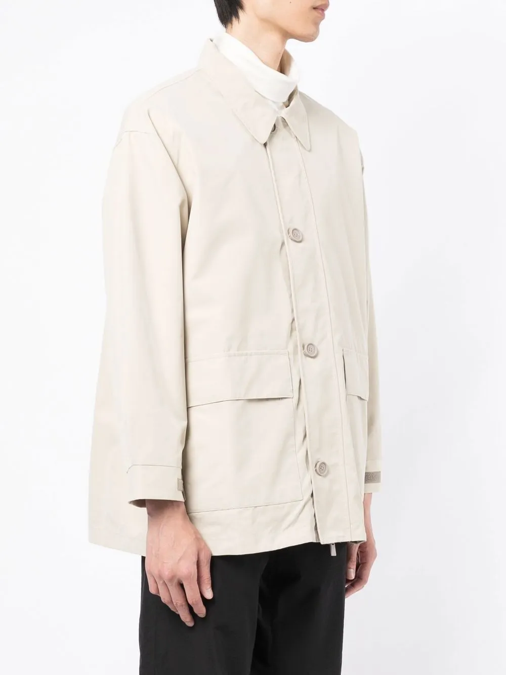  Fear Of God Essentials Barn Shirt Jacket - Neutrals 