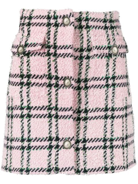 Alessandra Rich check-pattern mini-skirt