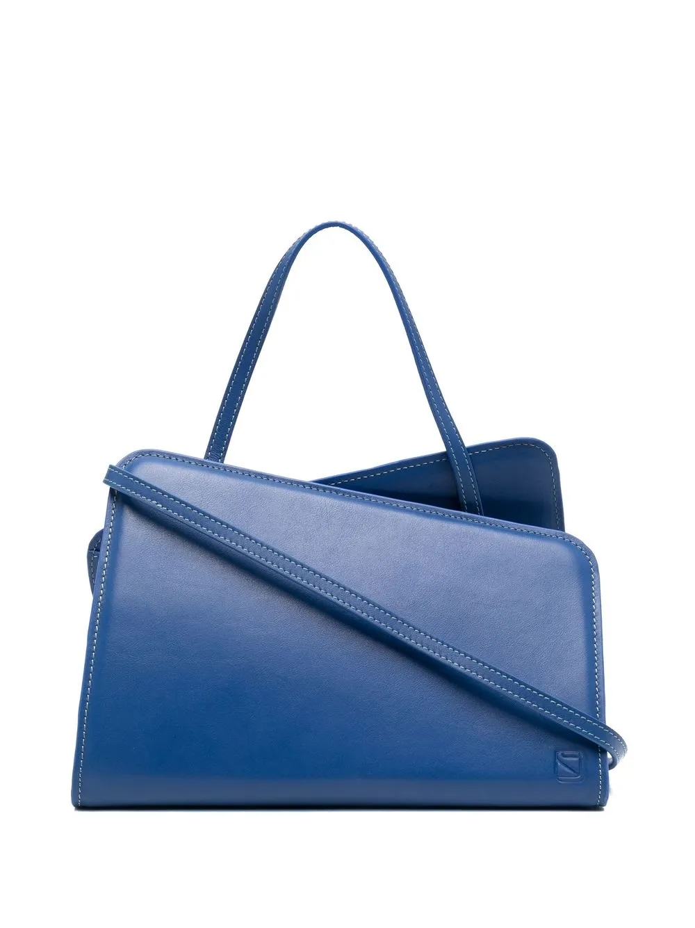 

Yuzefi asymmetric leather tote bag - Blue